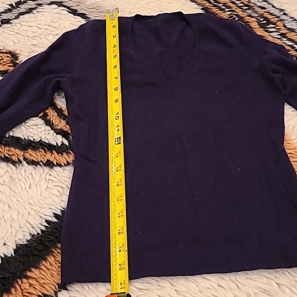 Aubergine Cashmere Sweater - Picture 6 of 6